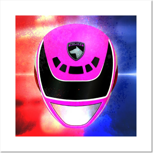 SPD 5 PINK RANGER - SYDNEY "SYD" DREW POWER RANGERS SPD Wall Art by TSOL Games